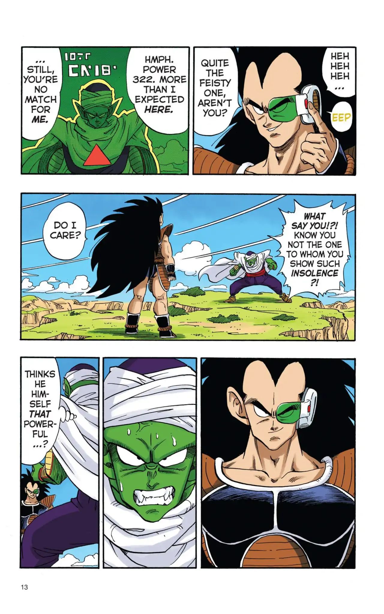 Dragon Ball Full Color Saiyan Arc - Vol.1 Chapter 001: The Mysterious Warrior From Space