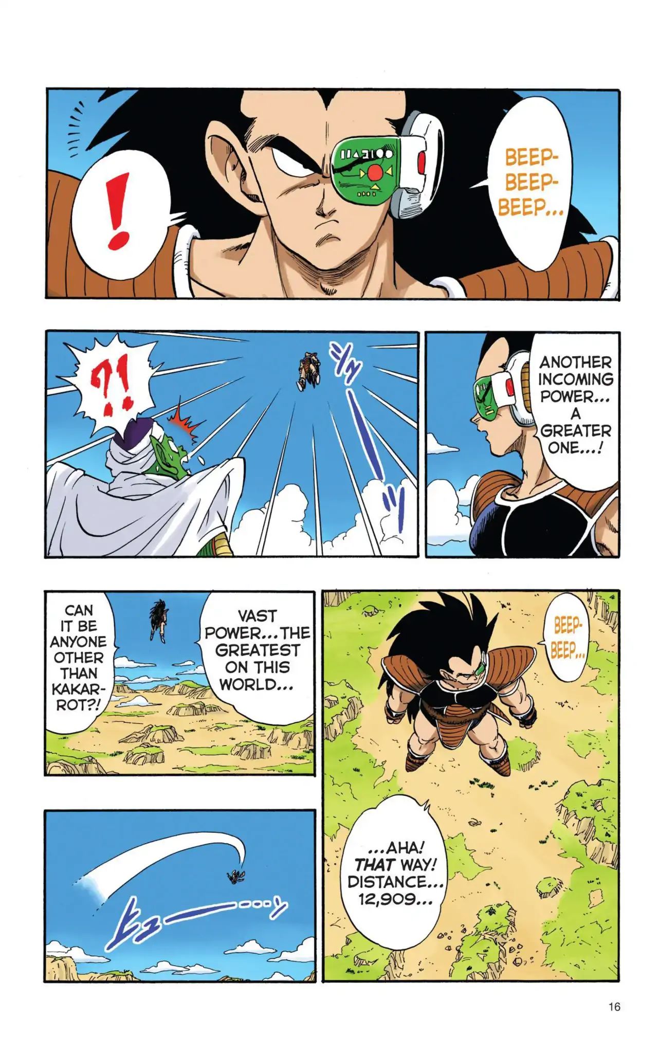 Dragon Ball Full Color Saiyan Arc - Vol.1 Chapter 001: The Mysterious Warrior From Space