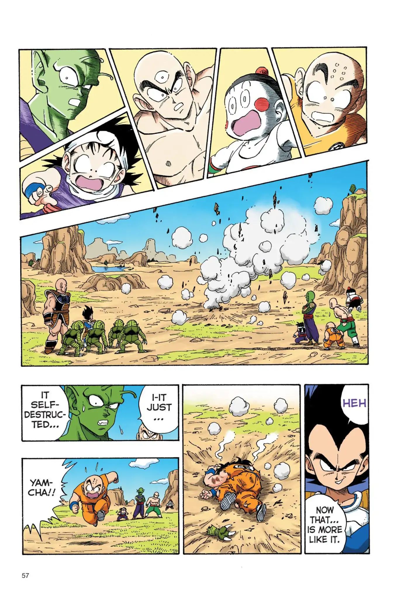 Dragon Ball Full Color Saiyan Arc - Vol.2 Chapter 021: One Down...