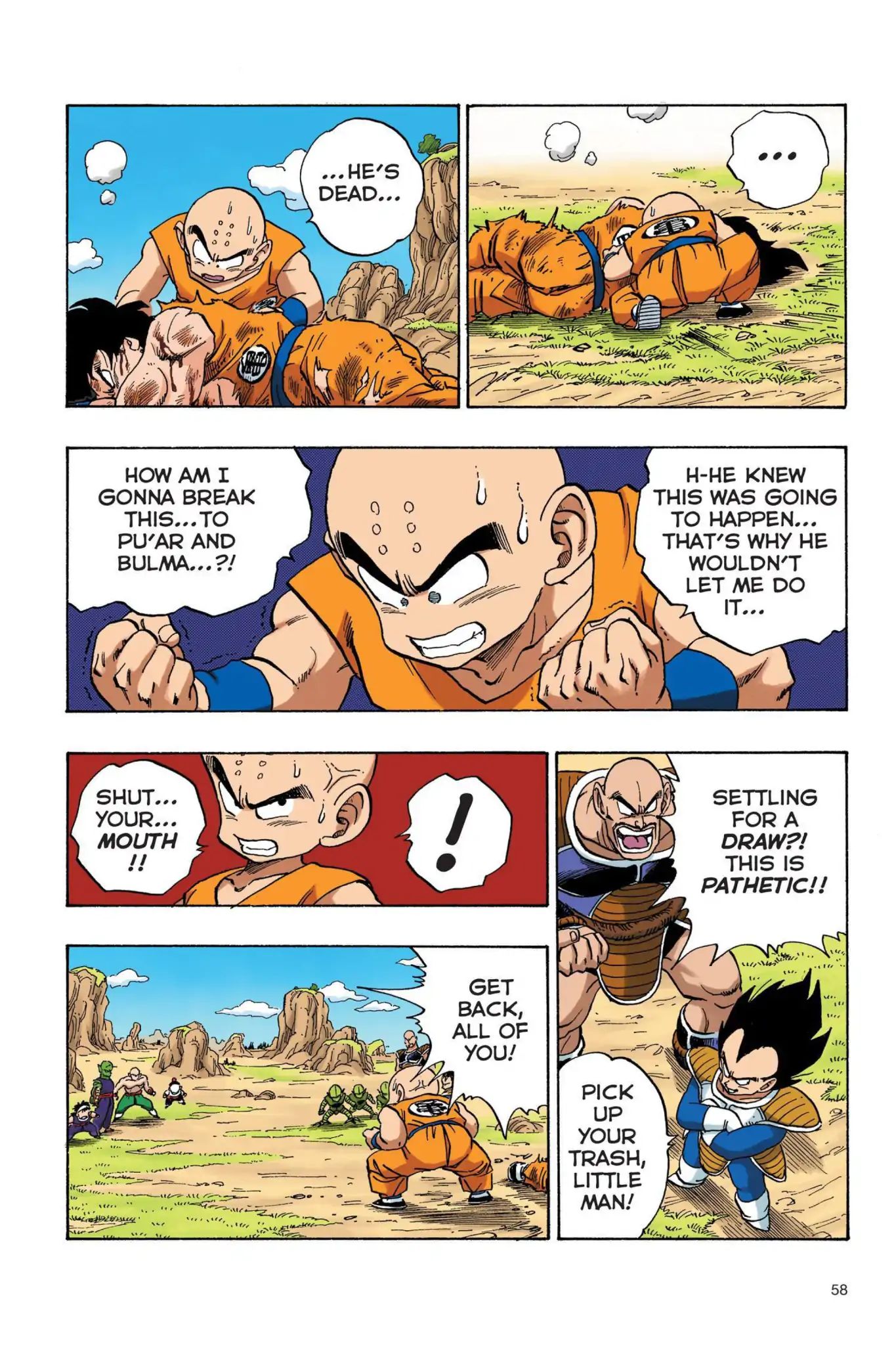 Dragon Ball Full Color Saiyan Arc - Vol.2 Chapter 021: One Down...