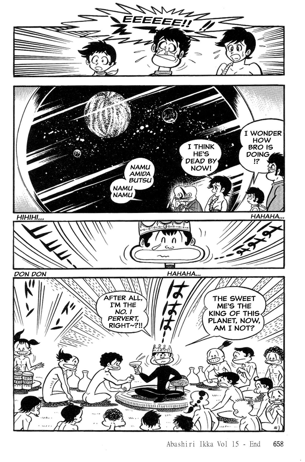 Abashiri Ikka - Vol.15 Chapter 48.5: Space Bangaichi Arc (Goemon Alien)