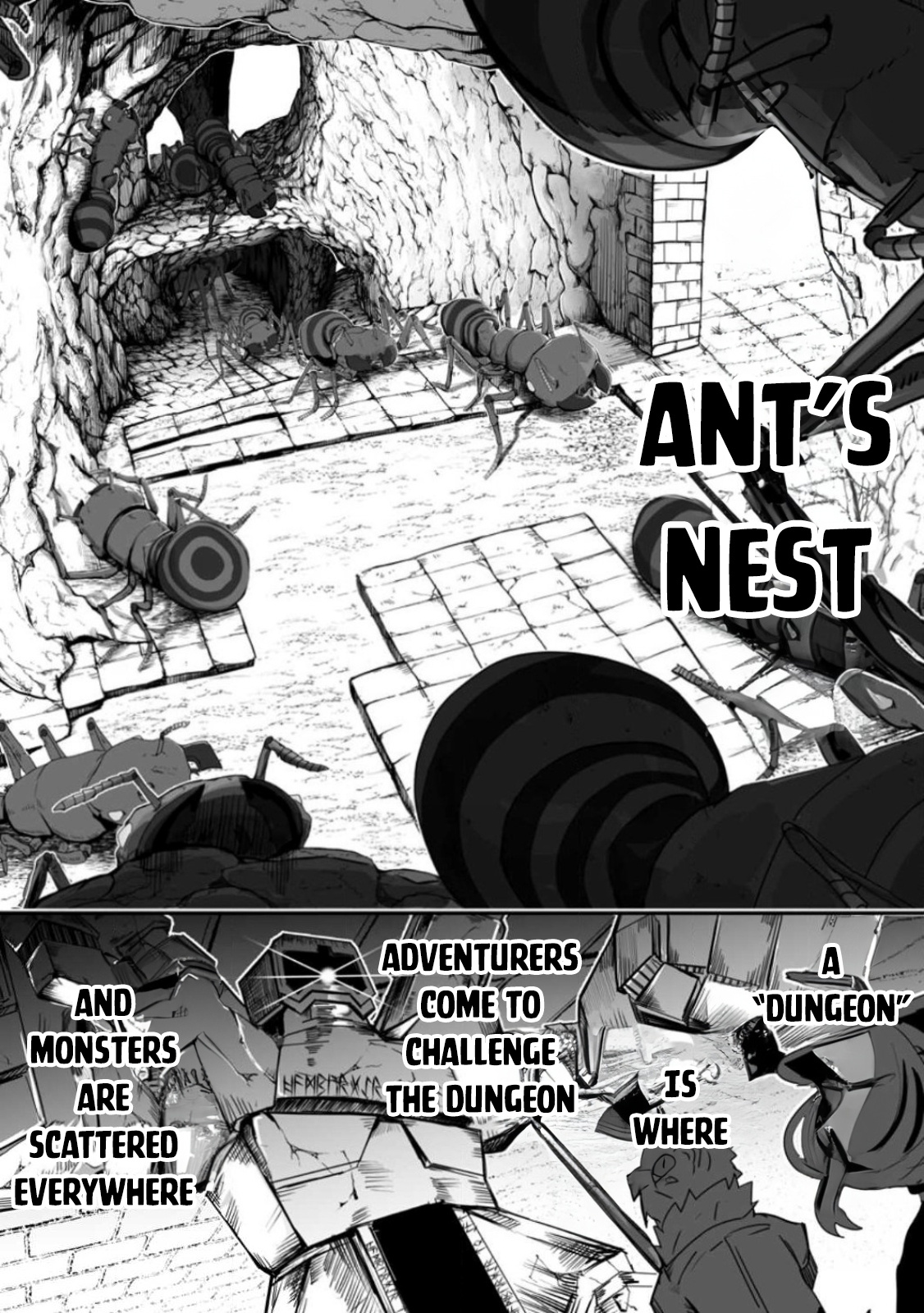 Ari No Su Dungeon E Youkoso! - Chapter 1: The Dungeon And The Intruder