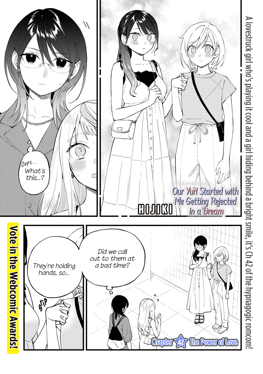 Our Yuri Started With Me Getting Rejected In A Dream - Chapter 42: The Power Of Love