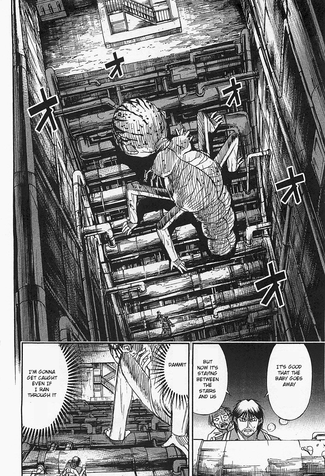 Higanjima - Last 47 Days - Vol.4 Chapter 34: Crawling Along