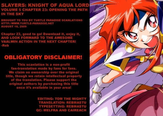 Slayers: Suiriyuuou No Kishi - Vol.5 Chapter 23