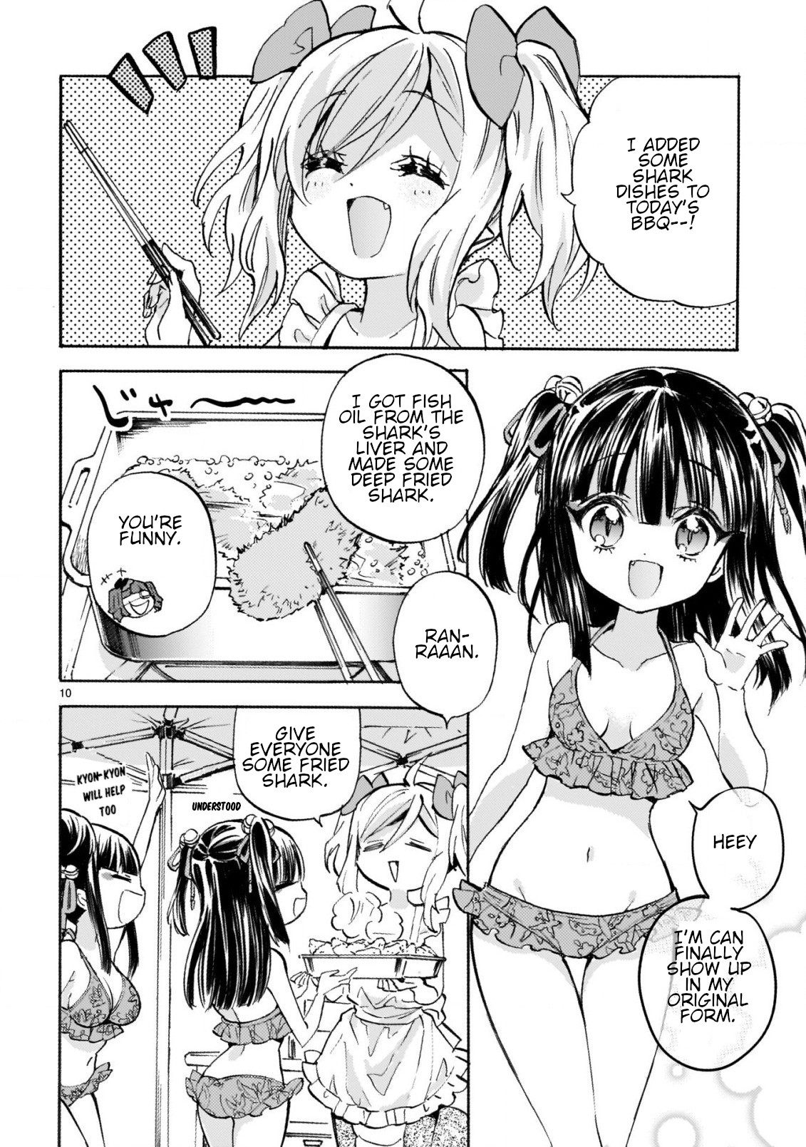 Jashin-Chan Dropkick - Chapter 244: Private Beach 3 (Part 2)