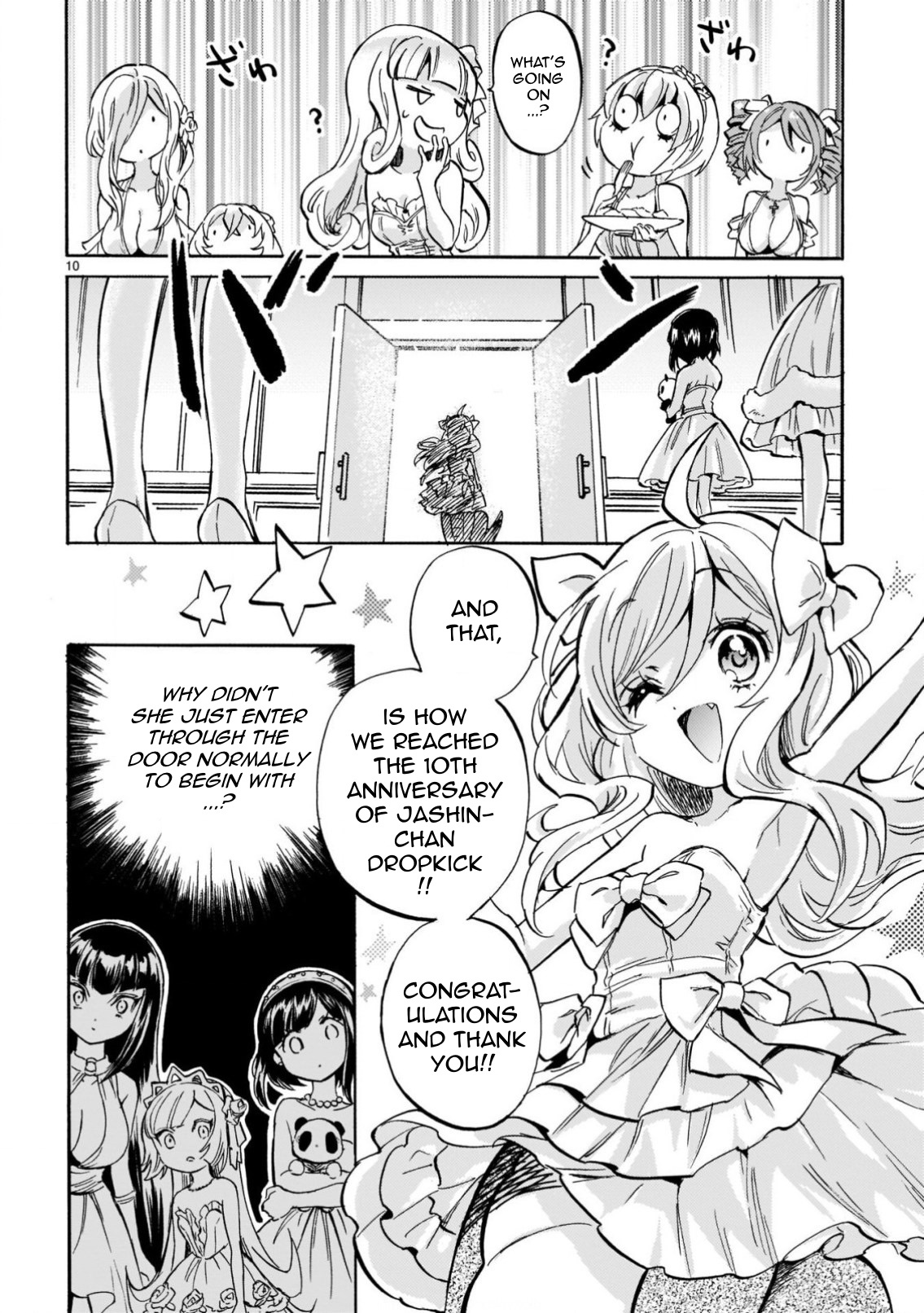 Jashin-Chan Dropkick - Vol.19 Chapter 217: Party Dessert