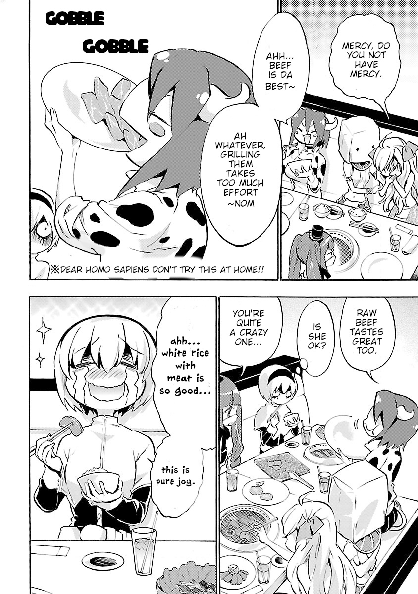 Jashin-Chan Dropkick - Vol.4 Chapter 49: 100% Grilled Beef