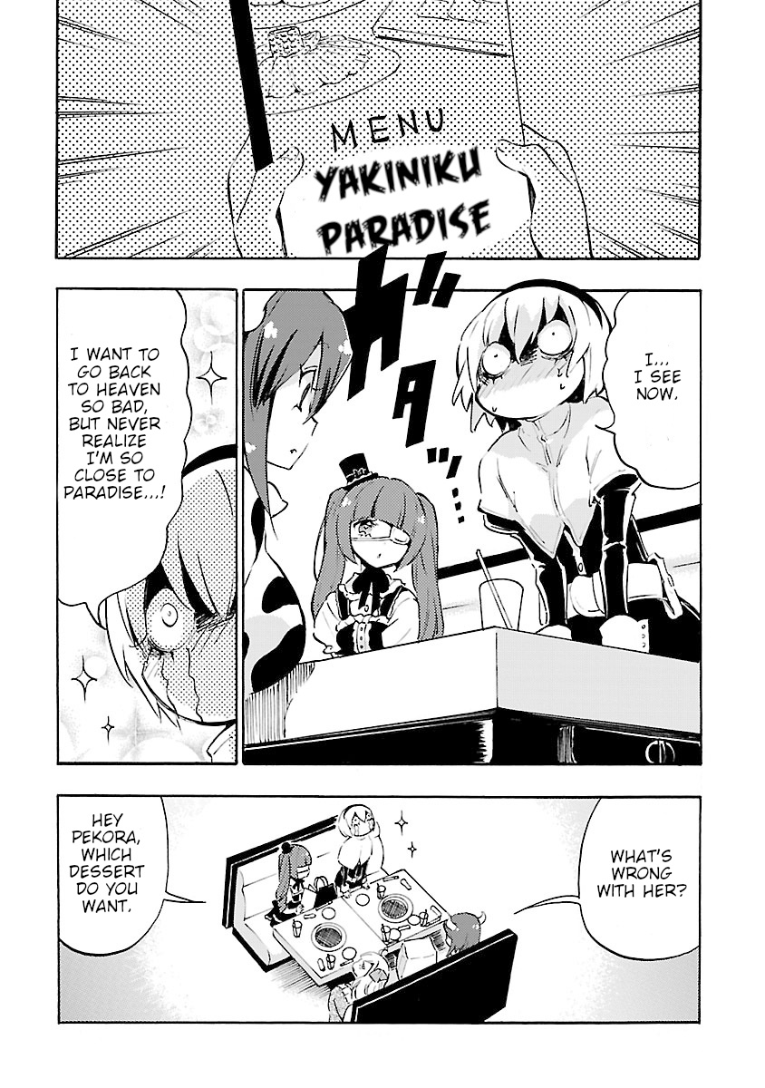 Jashin-Chan Dropkick - Vol.4 Chapter 49: 100% Grilled Beef