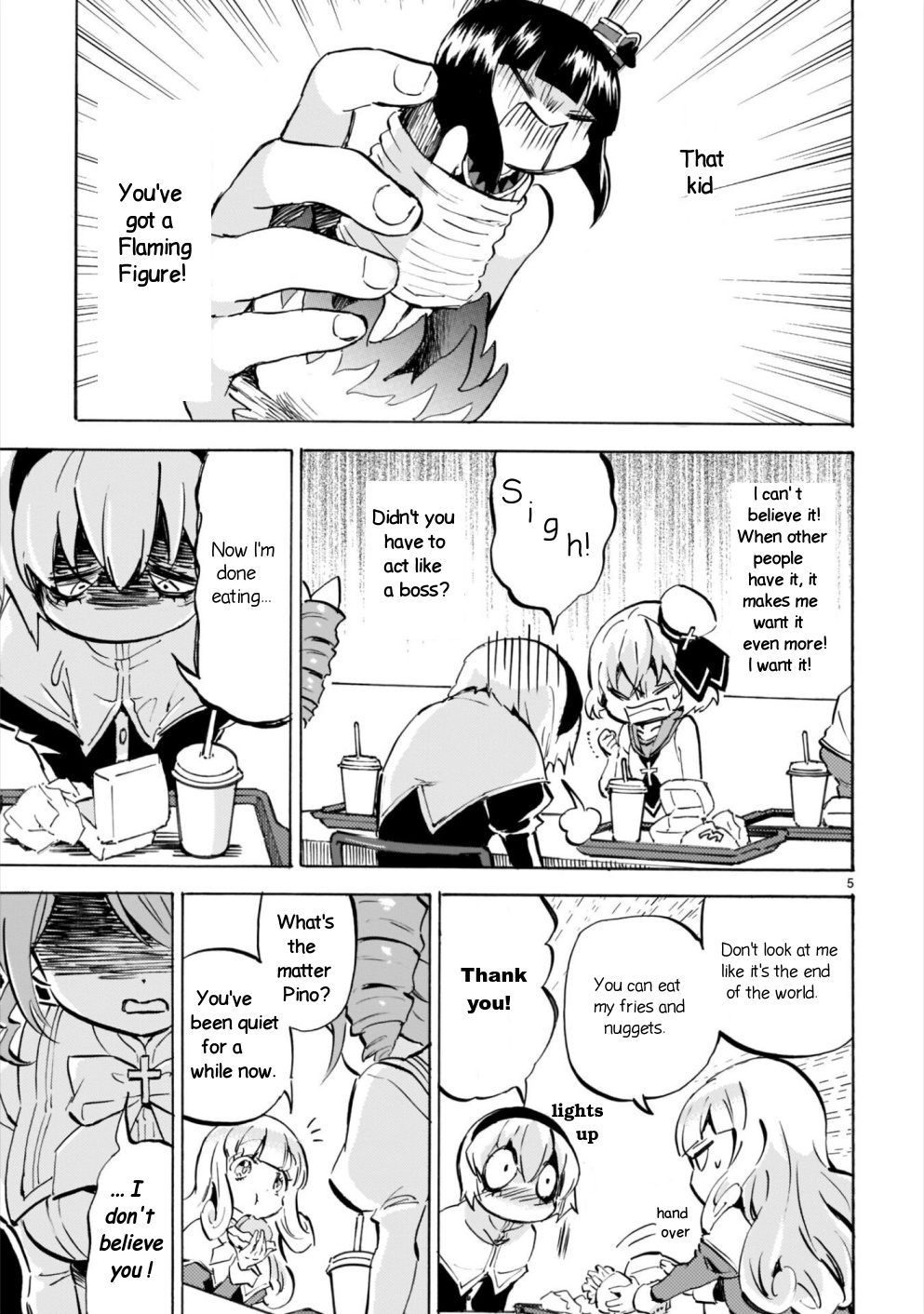 Jashin-Chan Dropkick - Vol.16 Chapter 179: Flaming Figure