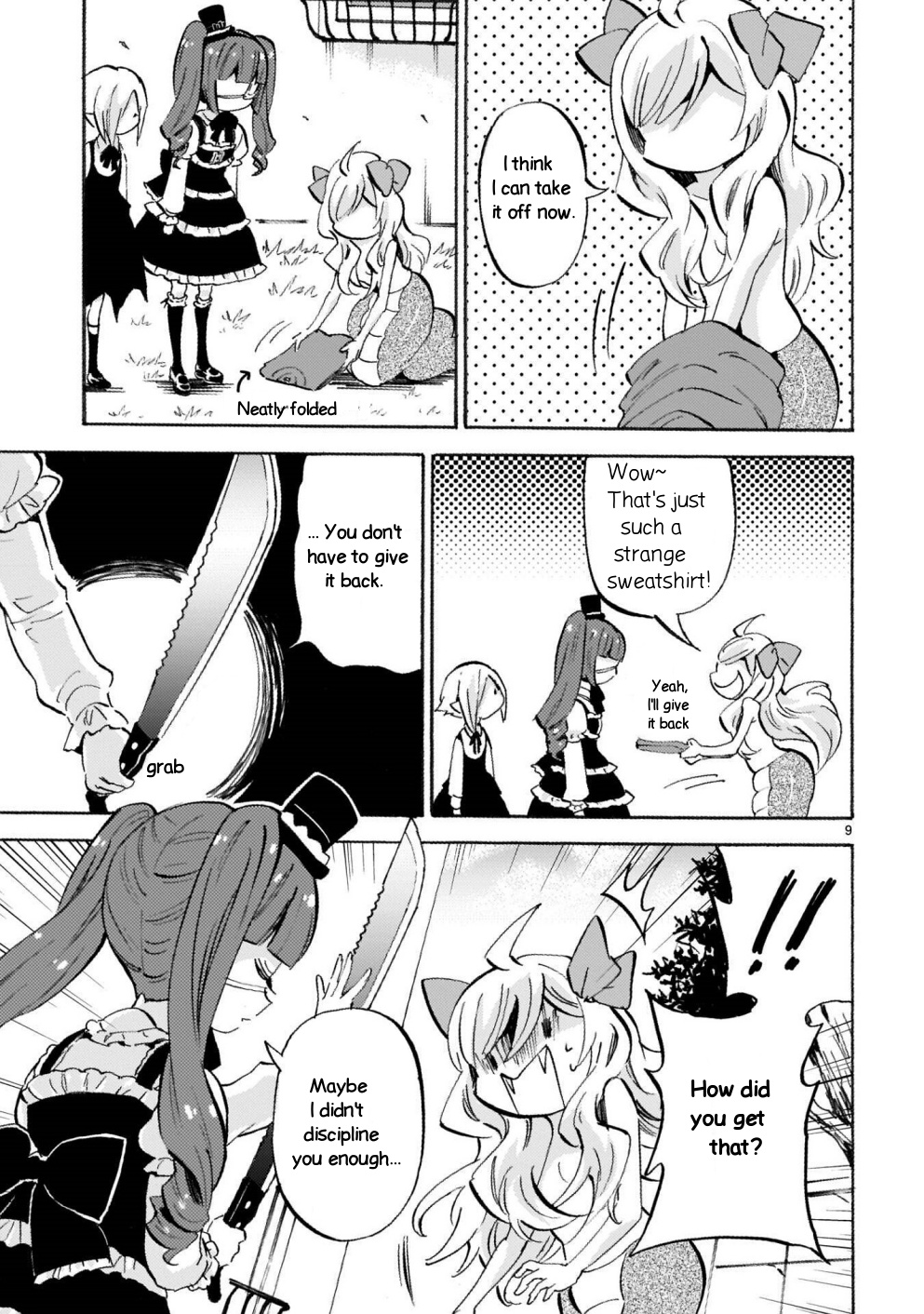 Jashin-Chan Dropkick - Vol.14 Chapter 160: Persimmon Sweatshirt