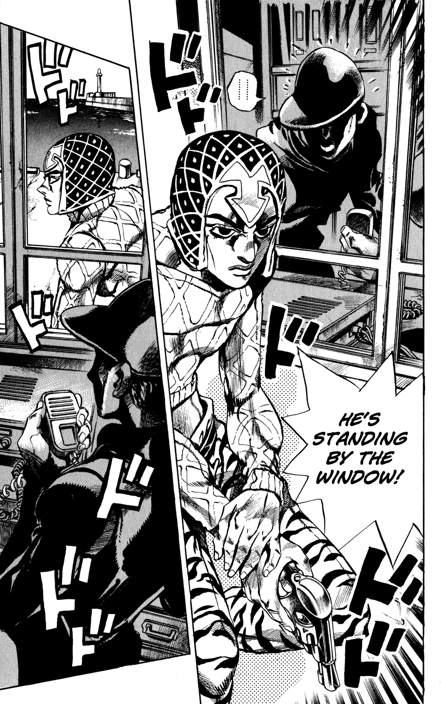 Jojo's Bizarre Adventure Part 5 - Vento Aureo - Vol.3 Chapter 24: Sex Pistols Appear! Part 2