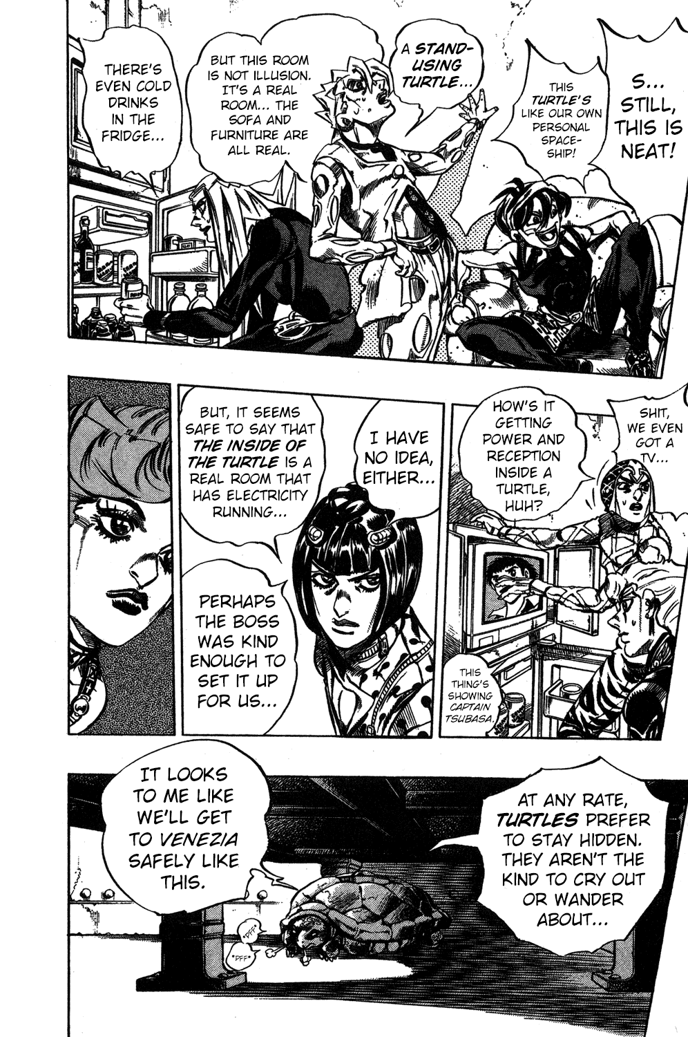 Jojo's Bizarre Adventure Part 5 - Vento Aureo - Vol.6 Chapter 48: The Firenze-Bound Super Express Part 2