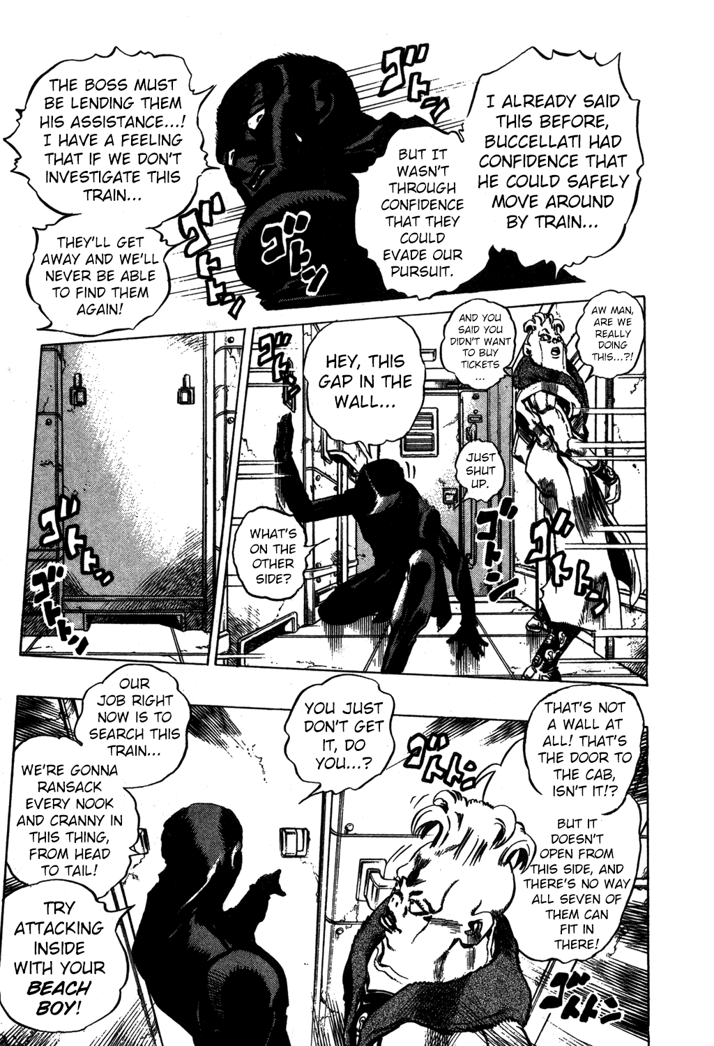 Jojo's Bizarre Adventure Part 5 - Vento Aureo - Vol.6 Chapter 48: The Firenze-Bound Super Express Part 2