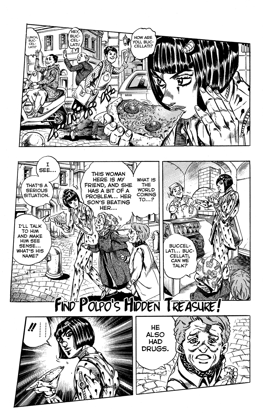 Jojo's Bizarre Adventure Part 5 - Vento Aureo - Vol.3 Chapter 18: Find Polpo's Hidden Treasure!