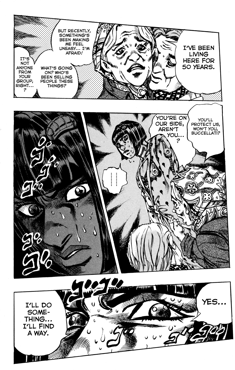 Jojo's Bizarre Adventure Part 5 - Vento Aureo - Vol.3 Chapter 18: Find Polpo's Hidden Treasure!