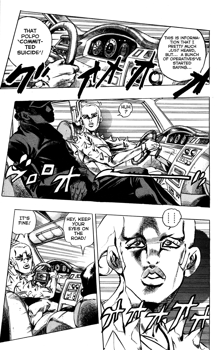 Jojo's Bizarre Adventure Part 5 - Vento Aureo - Vol.3 Chapter 18: Find Polpo's Hidden Treasure!