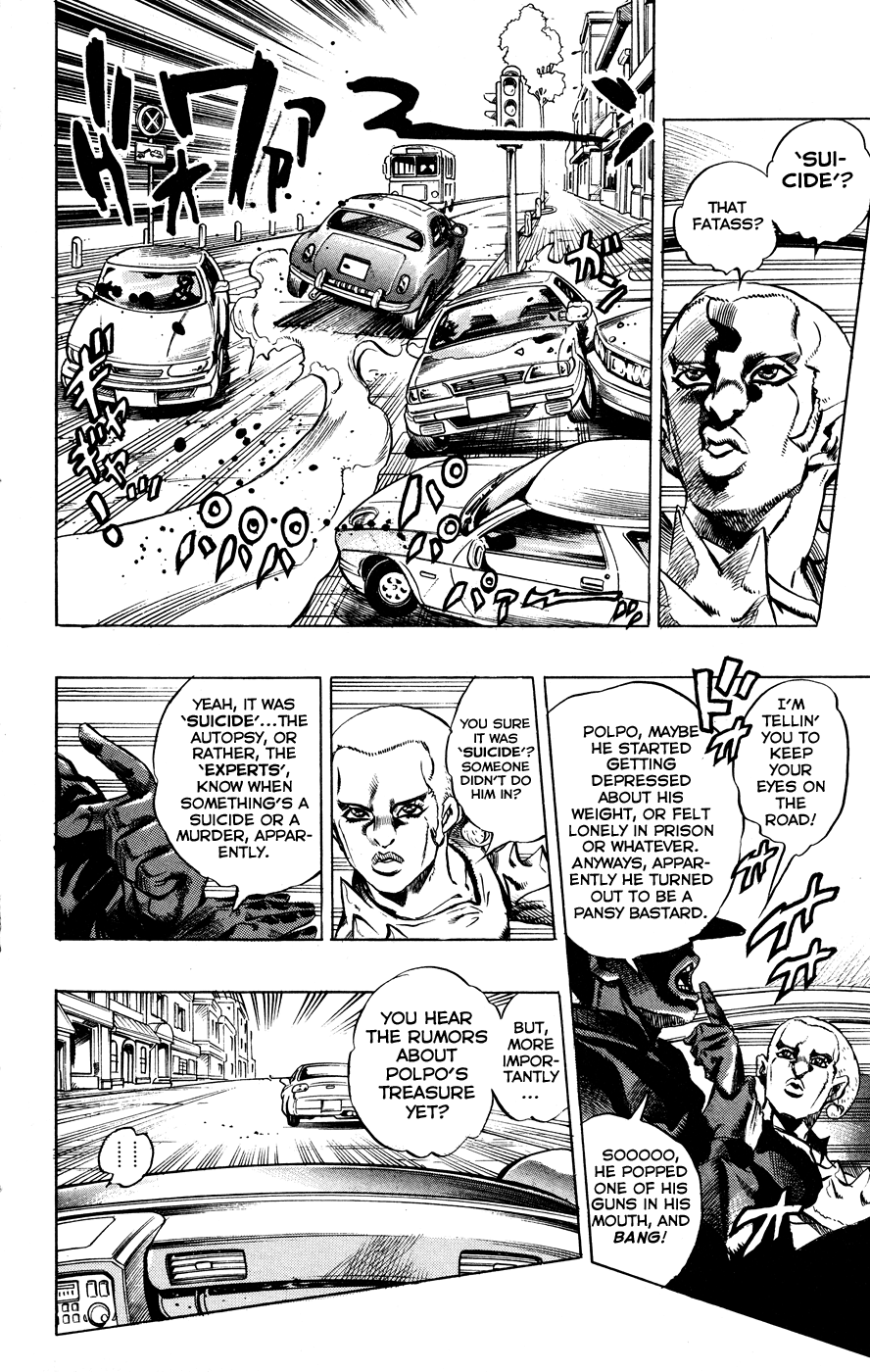 Jojo's Bizarre Adventure Part 5 - Vento Aureo - Vol.3 Chapter 18: Find Polpo's Hidden Treasure!