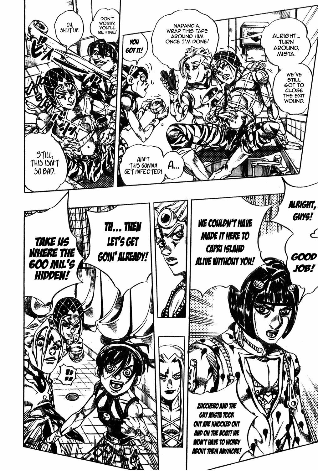 Jojo's Bizarre Adventure Part 5 - Vento Aureo - Vol.4 Chapter 29: The Hidden 600-Million Yen Stash