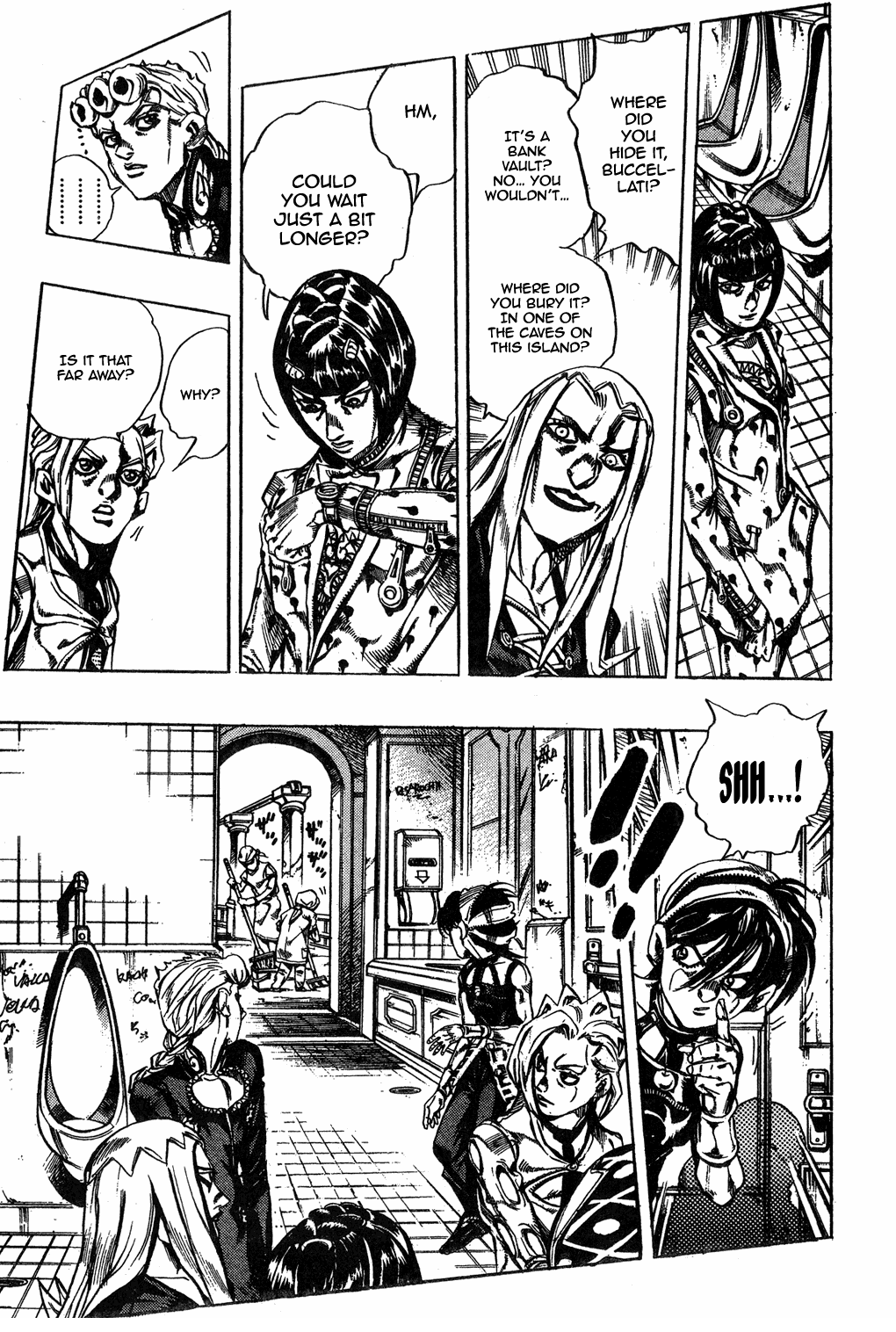 Jojo's Bizarre Adventure Part 5 - Vento Aureo - Vol.4 Chapter 29: The Hidden 600-Million Yen Stash