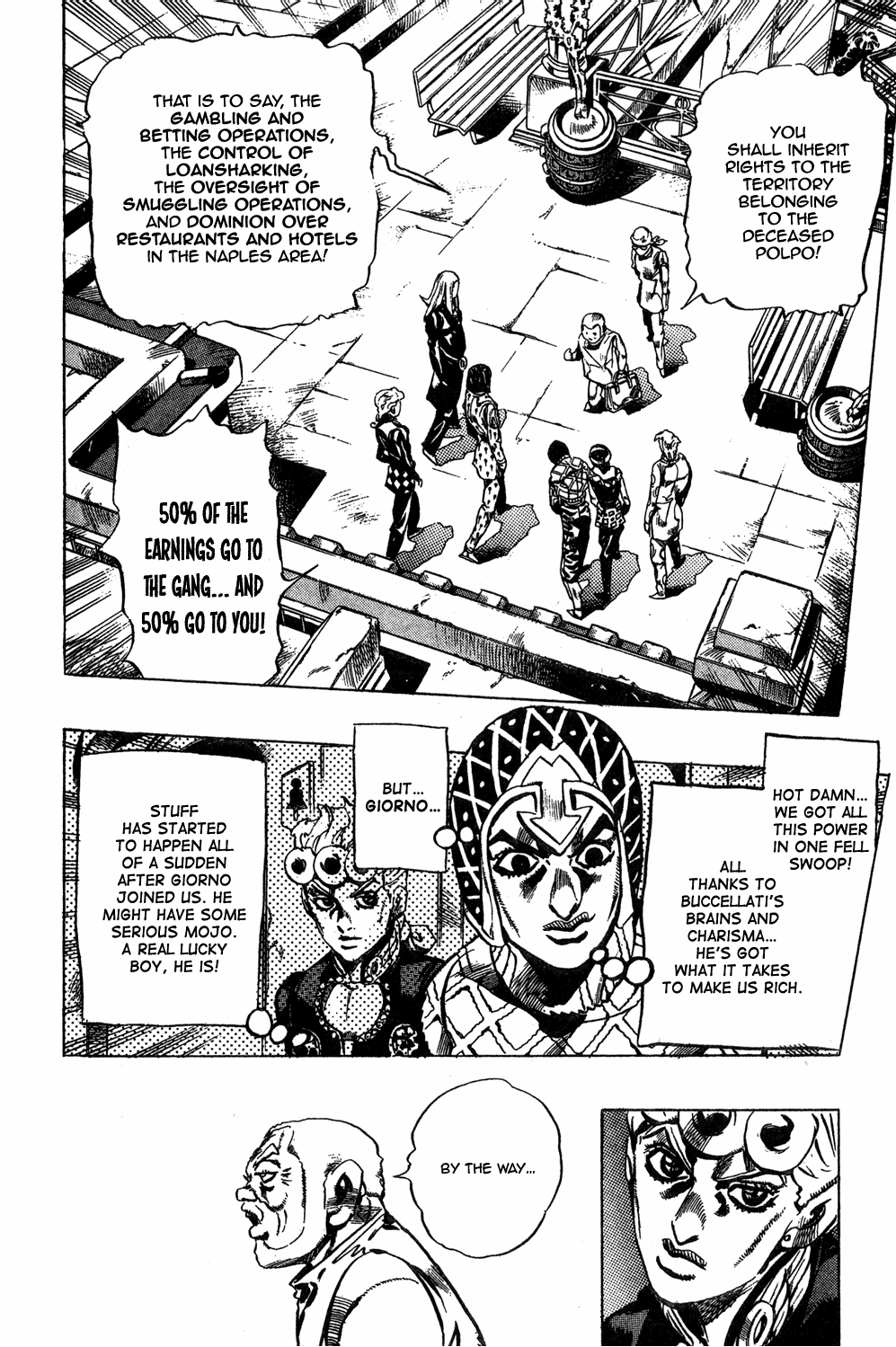 Jojo's Bizarre Adventure Part 5 - Vento Aureo - Vol.4 Chapter 29: The Hidden 600-Million Yen Stash