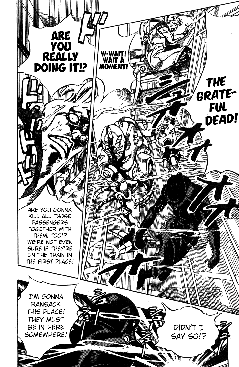 Jojo's Bizarre Adventure Part 5 - Vento Aureo - Vol.6 Chapter 49: The Grateful Dead Part 1