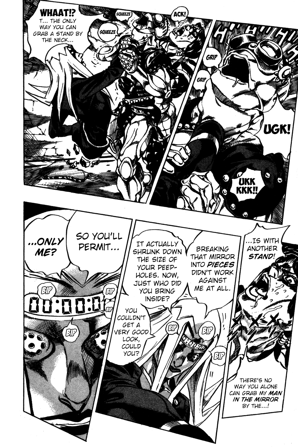 Jojo's Bizarre Adventure Part 5 - Vento Aureo - Vol.6 Chapter 43: Man In The Mirror And Purple Haze Part 4