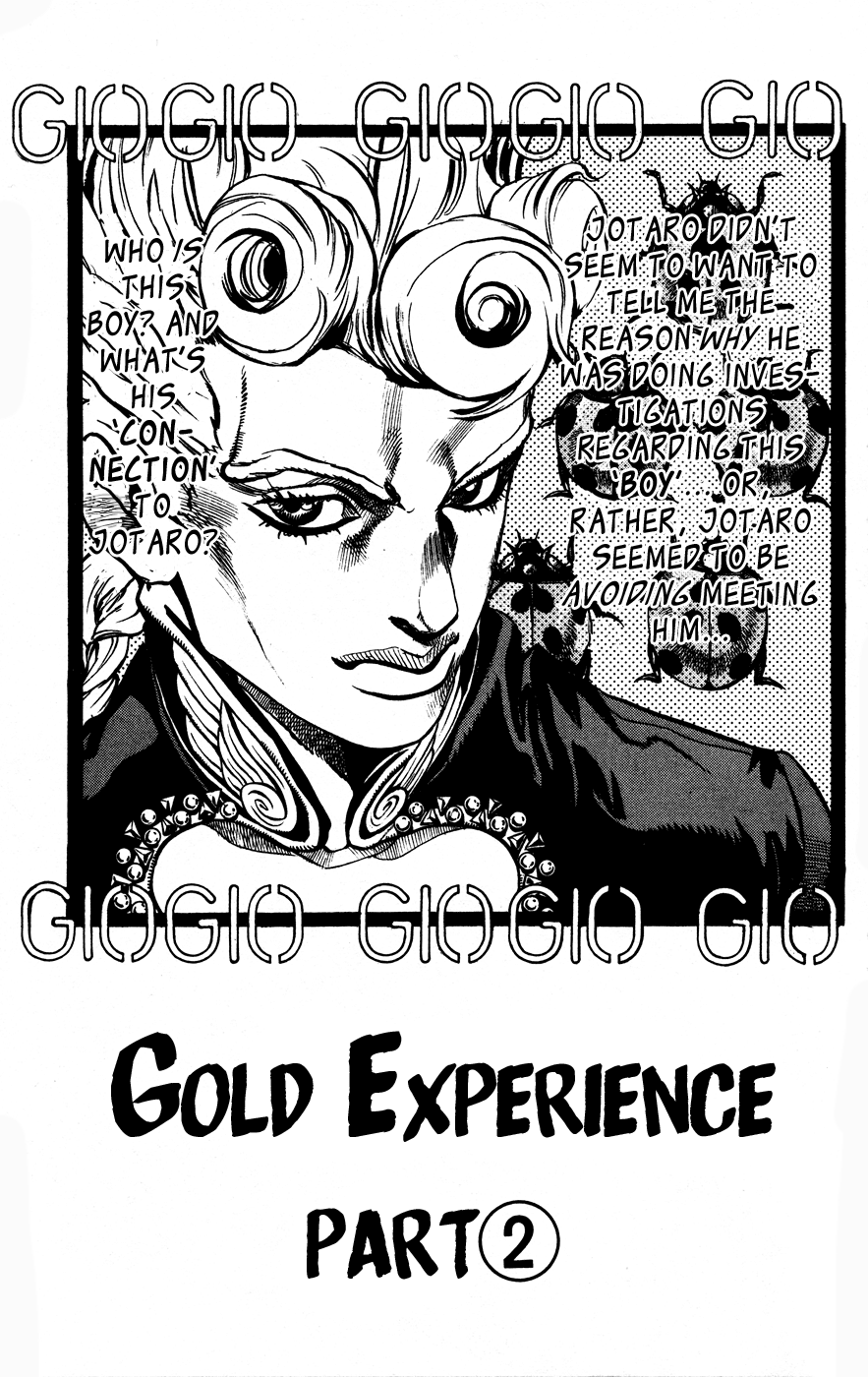 Jojo's Bizarre Adventure Part 5 - Vento Aureo - Vol.1 Chapter 2: Gold Experience Part 2