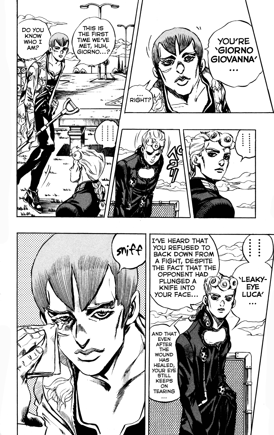 Jojo's Bizarre Adventure Part 5 - Vento Aureo - Vol.1 Chapter 2: Gold Experience Part 2