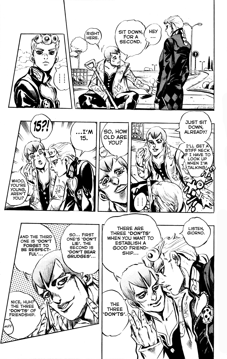 Jojo's Bizarre Adventure Part 5 - Vento Aureo - Vol.1 Chapter 2: Gold Experience Part 2