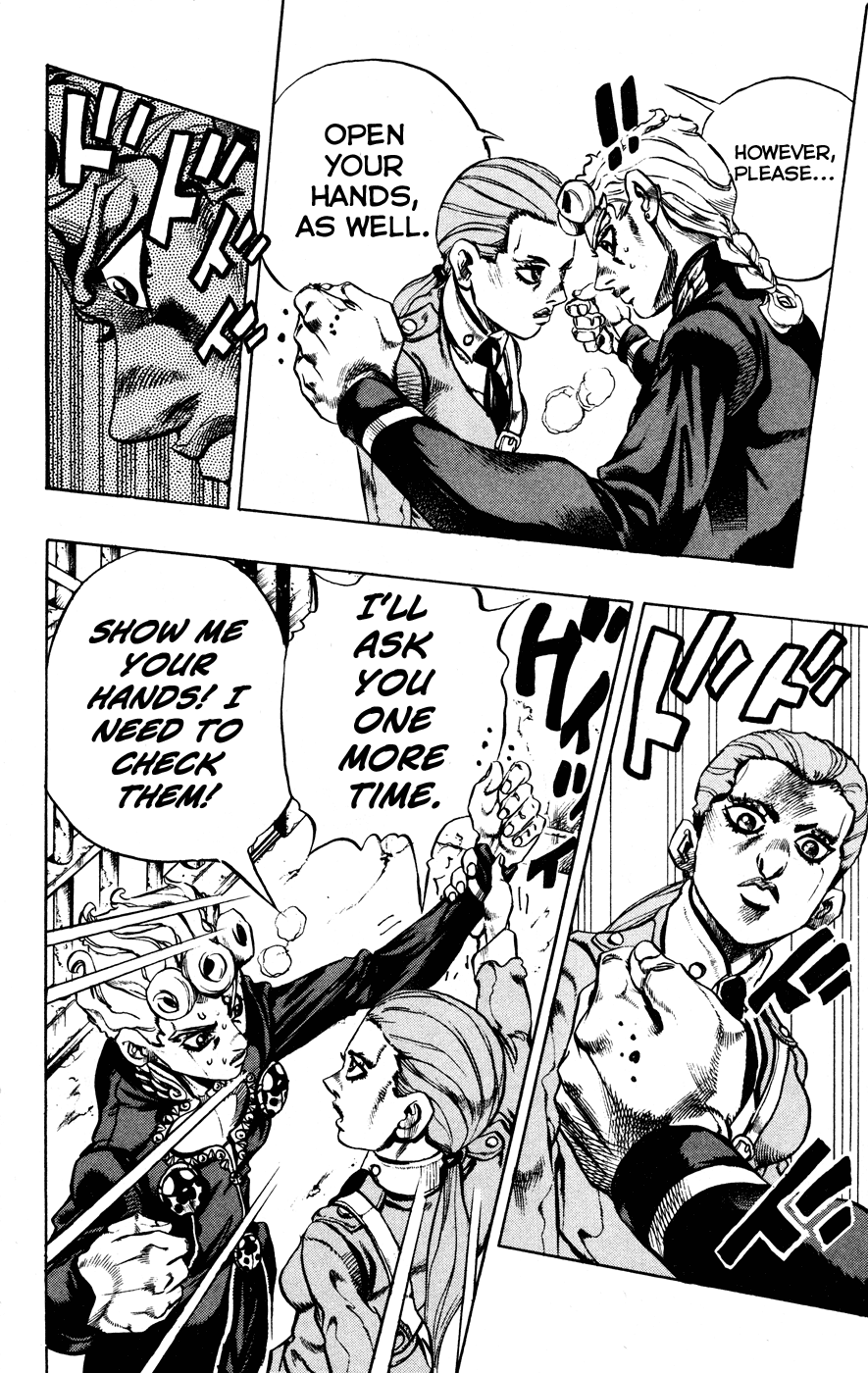 Jojo's Bizarre Adventure Part 5 - Vento Aureo - Vol.2 Chapter 10: Meet The Gangster Behind The Wall Part 2