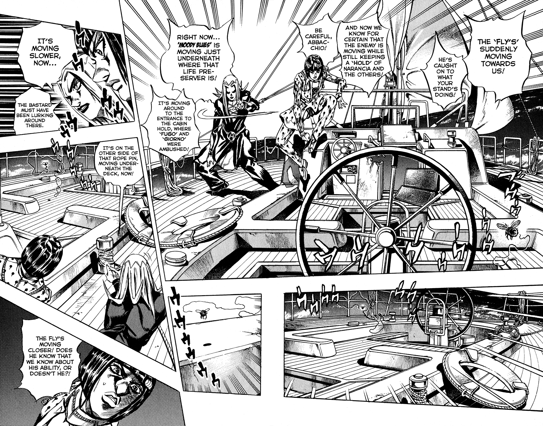 Jojo's Bizarre Adventure Part 5 - Vento Aureo - Vol.3 Chapter 21: Moody Blues Retaliates! Part 1