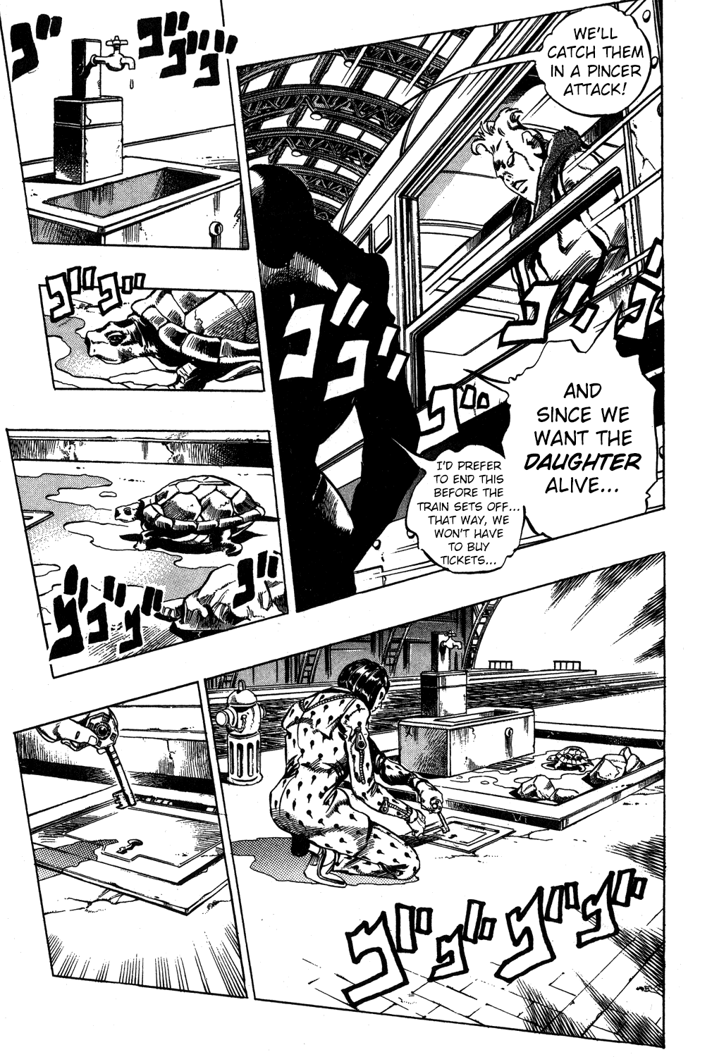 Jojo's Bizarre Adventure Part 5 - Vento Aureo - Vol.6 Chapter 47: The Firenze-Bound Super Express Part 1