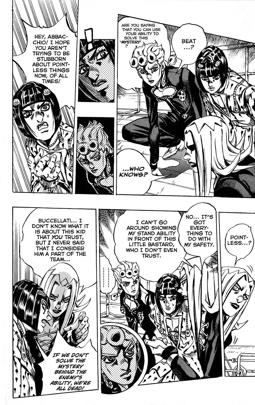 Jojo's Bizarre Adventure Part 5 - Vento Aureo - Vol.3 Chapter 19: The Mystery Behind "Soft Machine" Part 1