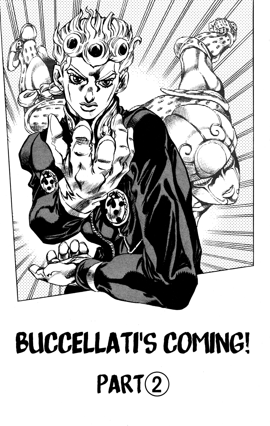 Jojo's Bizarre Adventure Part 5 - Vento Aureo - Vol.1 Chapter 5: Buccellati's Coming! Part 2