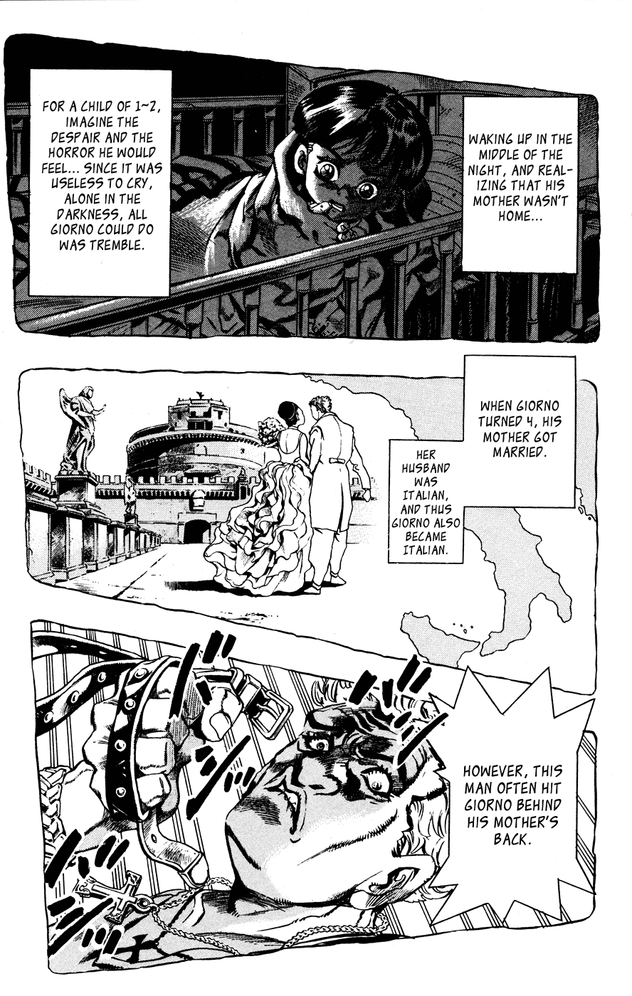 Jojo's Bizarre Adventure Part 5 - Vento Aureo - Vol.1 Chapter 5: Buccellati's Coming! Part 2