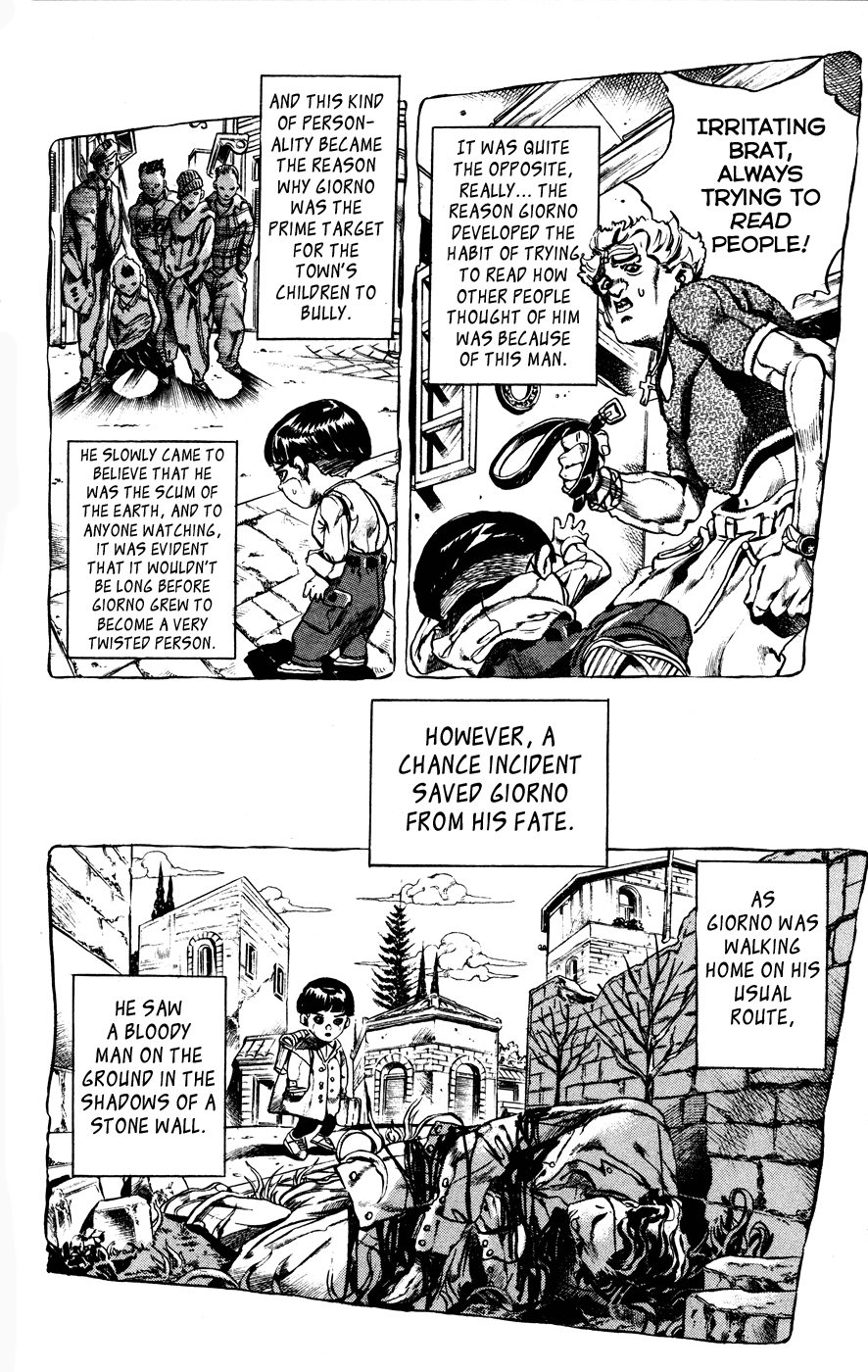 Jojo's Bizarre Adventure Part 5 - Vento Aureo - Vol.1 Chapter 5: Buccellati's Coming! Part 2