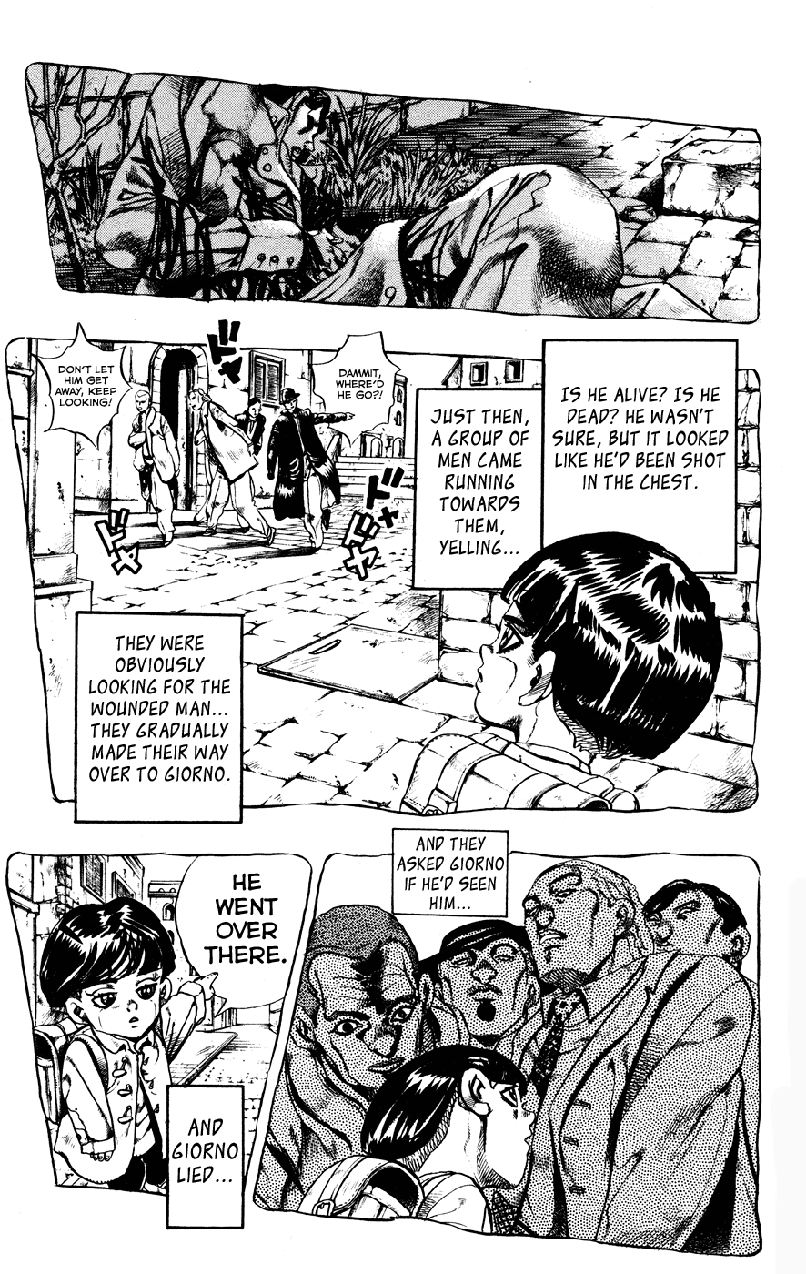 Jojo's Bizarre Adventure Part 5 - Vento Aureo - Vol.1 Chapter 5: Buccellati's Coming! Part 2