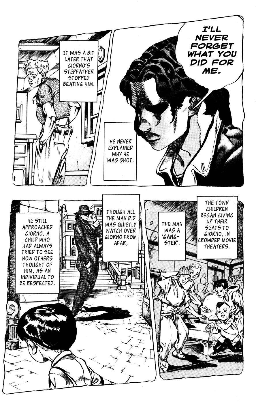 Jojo's Bizarre Adventure Part 5 - Vento Aureo - Vol.1 Chapter 5: Buccellati's Coming! Part 2