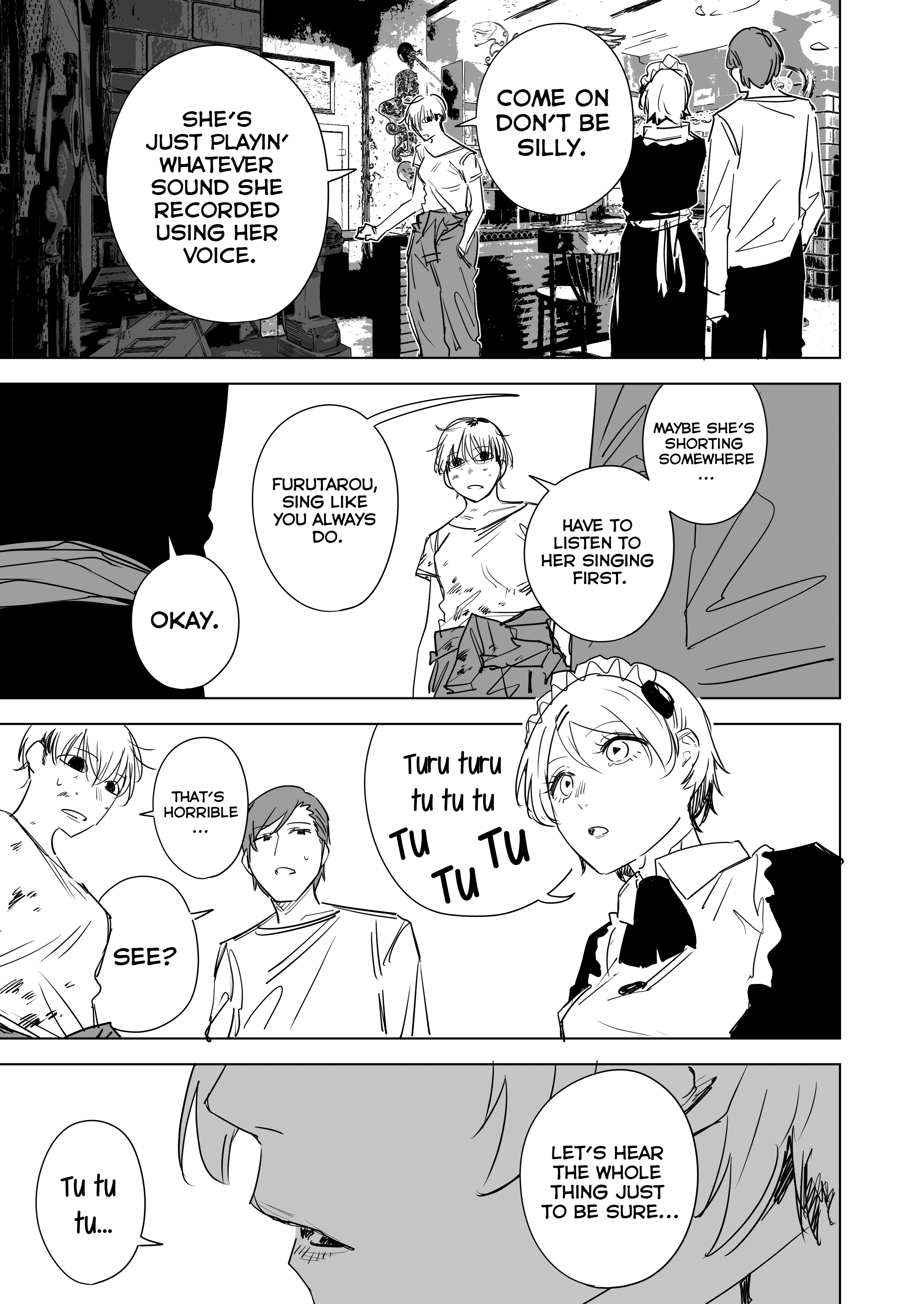 Robo Maid Ga Kanjou Yutaka Ni Naru Hanashi - Chapter 6: My Tone-Deaf Robo Maid