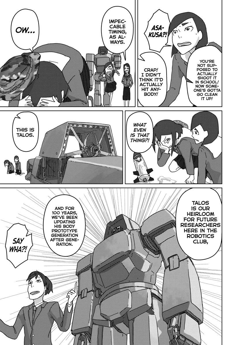 Eizouken Ni Wa Te Wo Dasu Na! - Vol.2 Chapter 8: Discovering An Iron Giant!