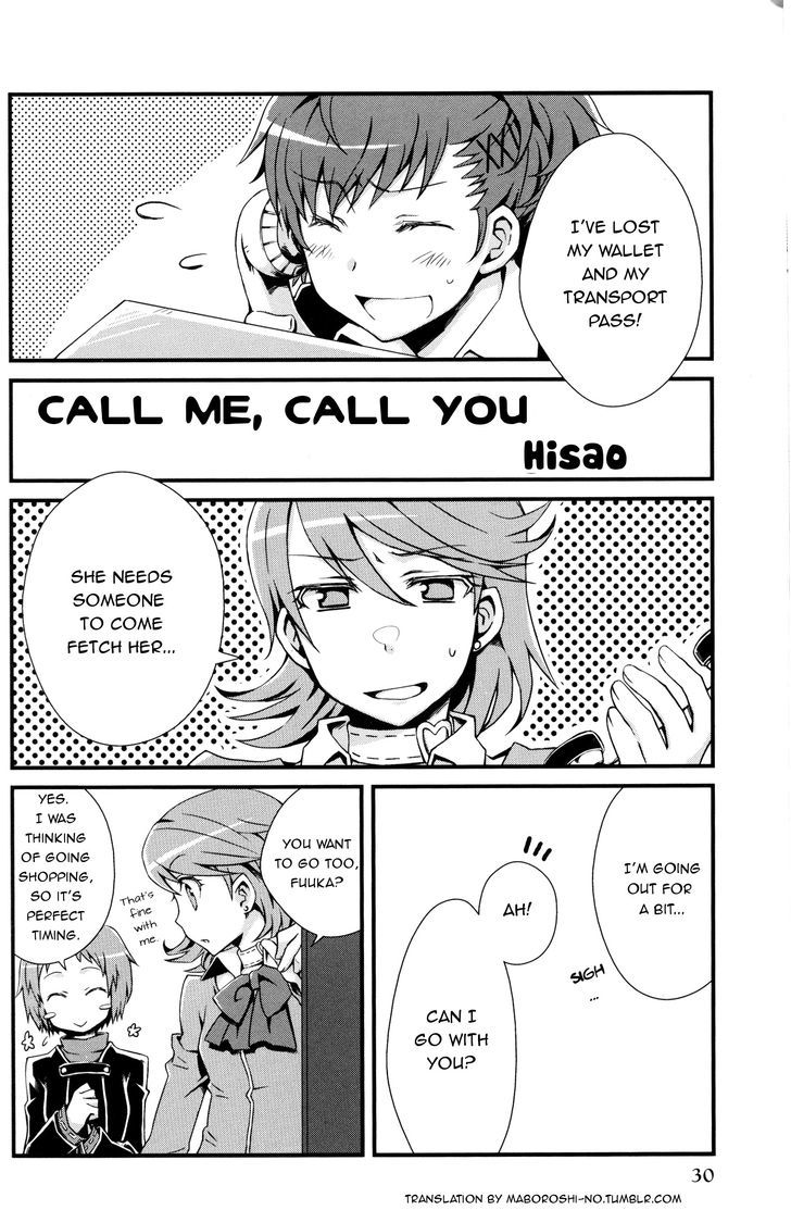 Persona 3 Portable Comic Anthology - Vol.1 Chapter 3 : Call Me, Call You