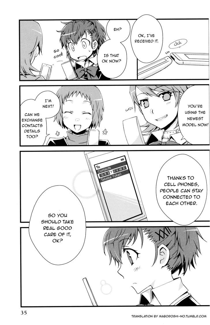 Persona 3 Portable Comic Anthology - Vol.1 Chapter 3 : Call Me, Call You