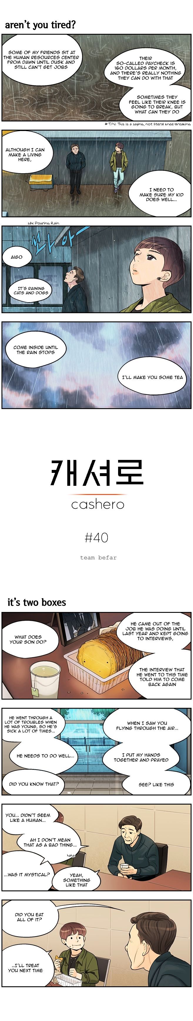 Cashero - Chapter 40