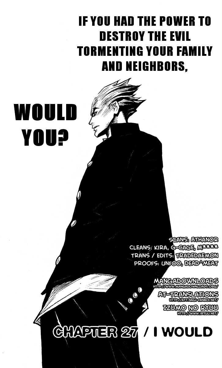 Akumetsu - Vol.4 Chapter 27 : I Would