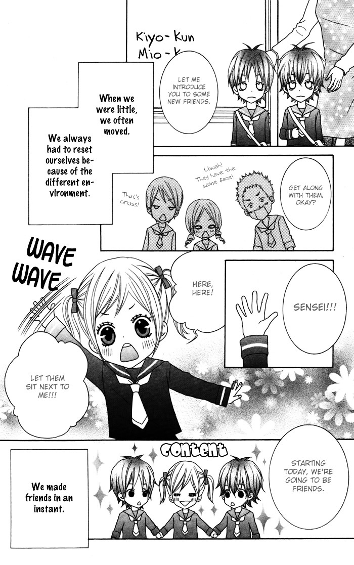 Gokujou Twins - Vol.1 Chapter 4-5 : Katekyo To Obenkyou + Gokujou Twins - Mio S Story [End]