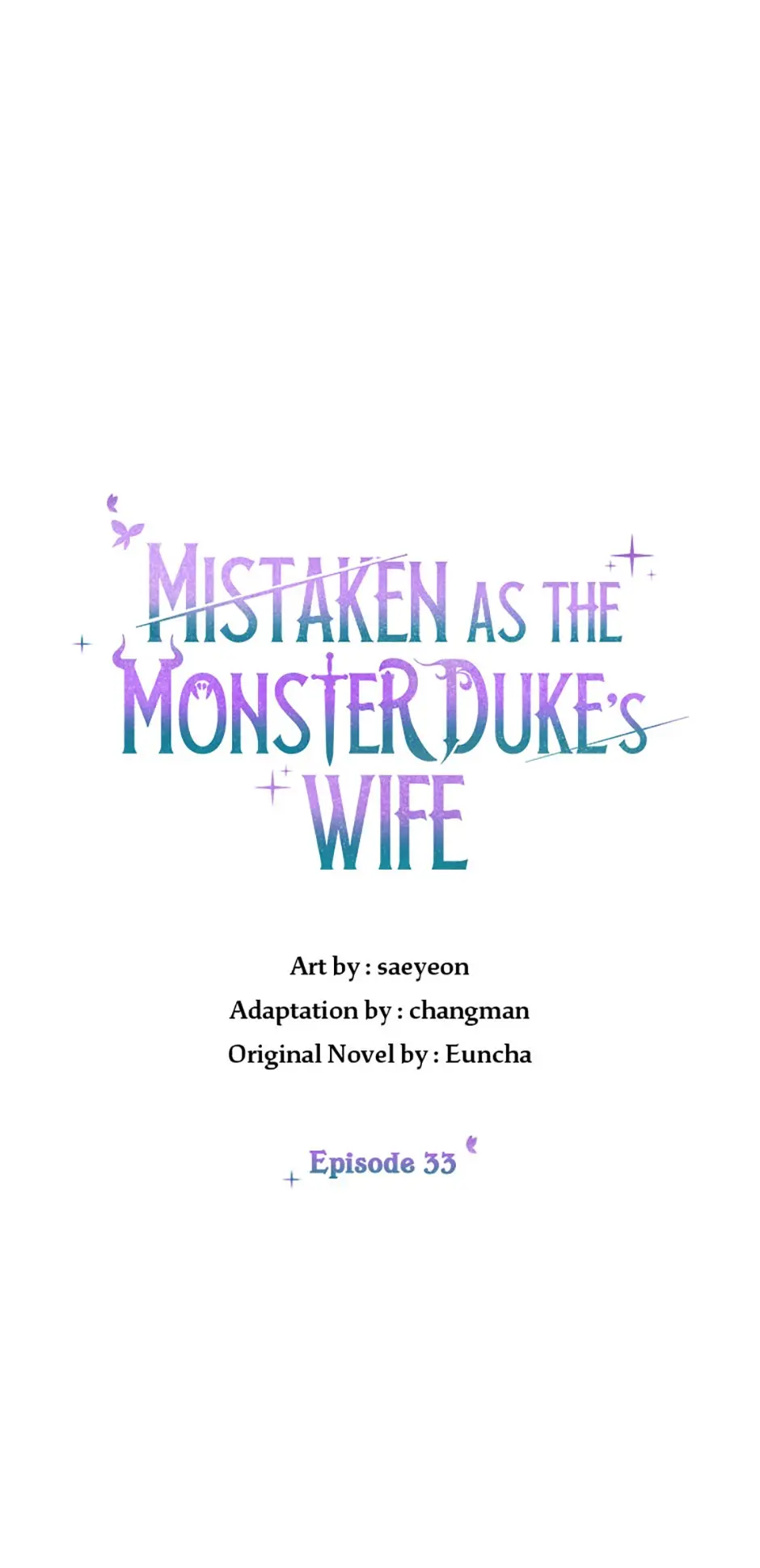 The Monster Duke Mistook Me For His Wife - Chapter 33