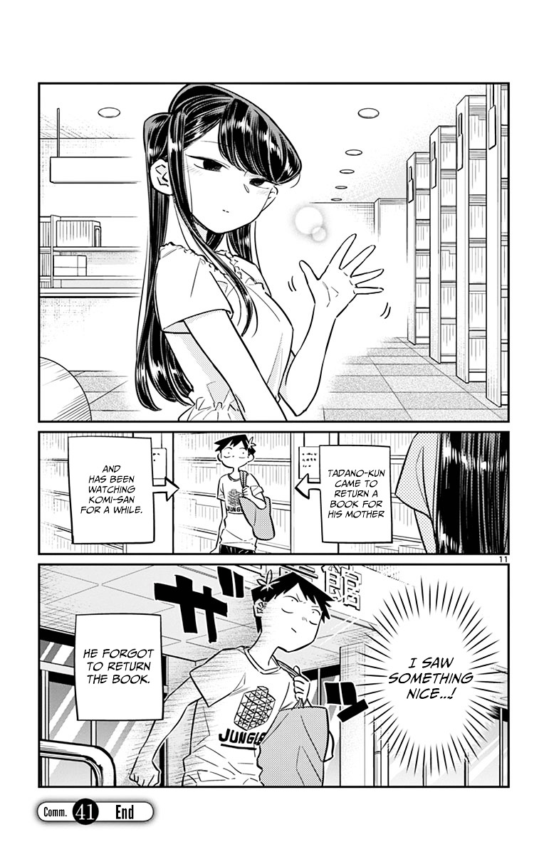 Komi-San Wa Komyushou Desu - Vol.3 Chapter 41: Library