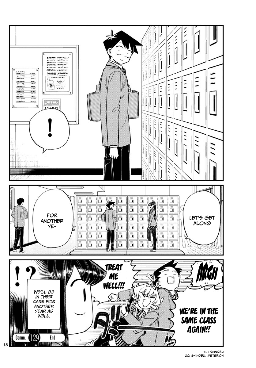 Komi-San Wa Komyushou Desu - Vol.10 Chapter 129: One Year