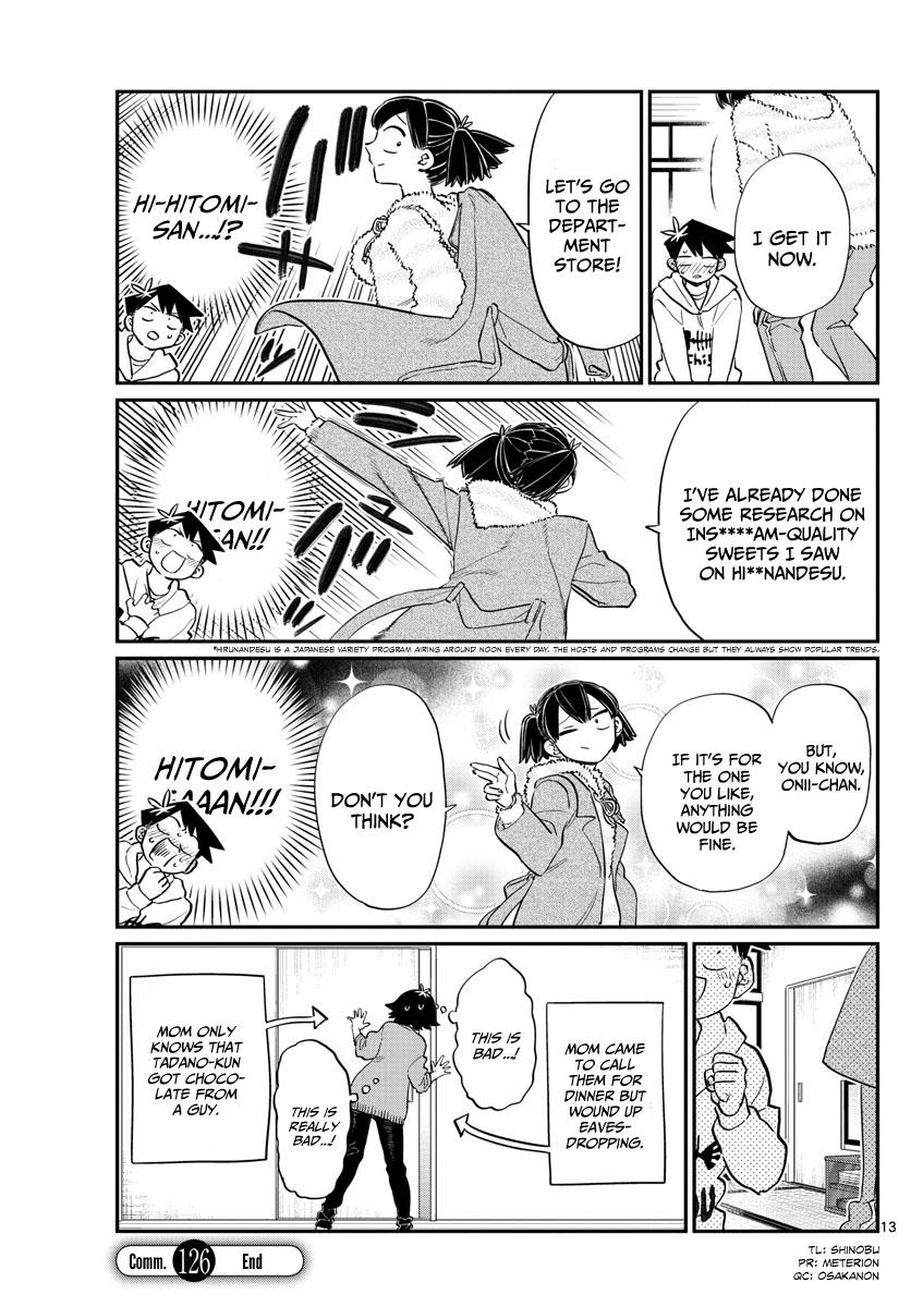 Komi-San Wa Komyushou Desu - Vol.9 Chapter 126: Friend Chocolate